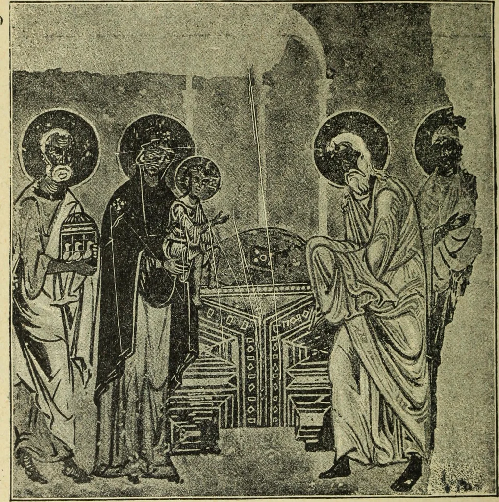 An illustration from Ocherki pamiatnikov khristiansko ikonografi i iskusstva, 1900, leaf 377