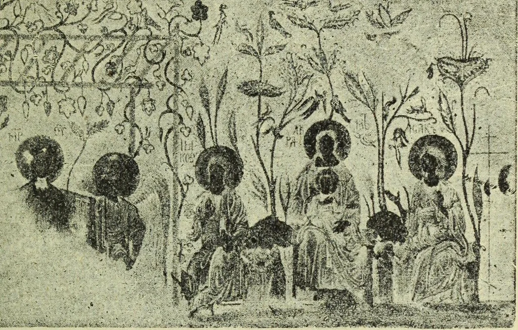 An illustration from Ocherki pamiatnikov khristiansko ikonografi i iskusstva, 1900, leaf 396