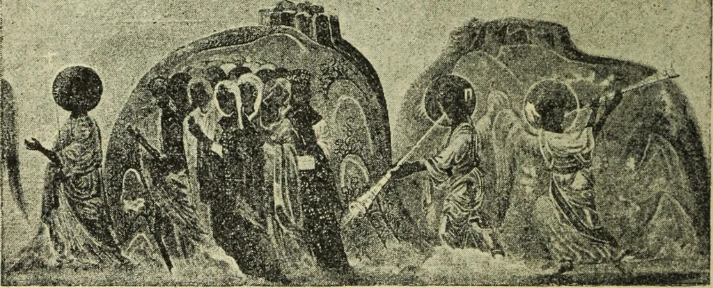 An illustration from Ocherki pamiatnikov khristiansko ikonografi i iskusstva, 1900, leaf 397