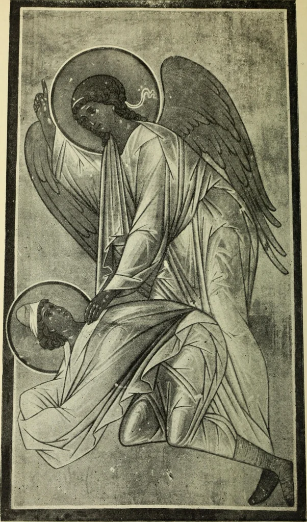 An illustration from Ocherki pamiatnikov khristiansko ikonografi i iskusstva, 1900, leaf 409