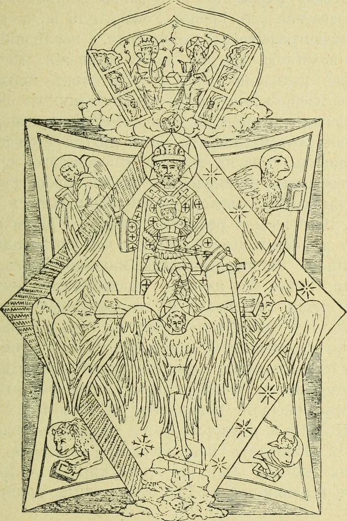 An illustration from Ocherki pamiatnikov khristiansko ikonografi i iskusstva, 1900, leaf 426