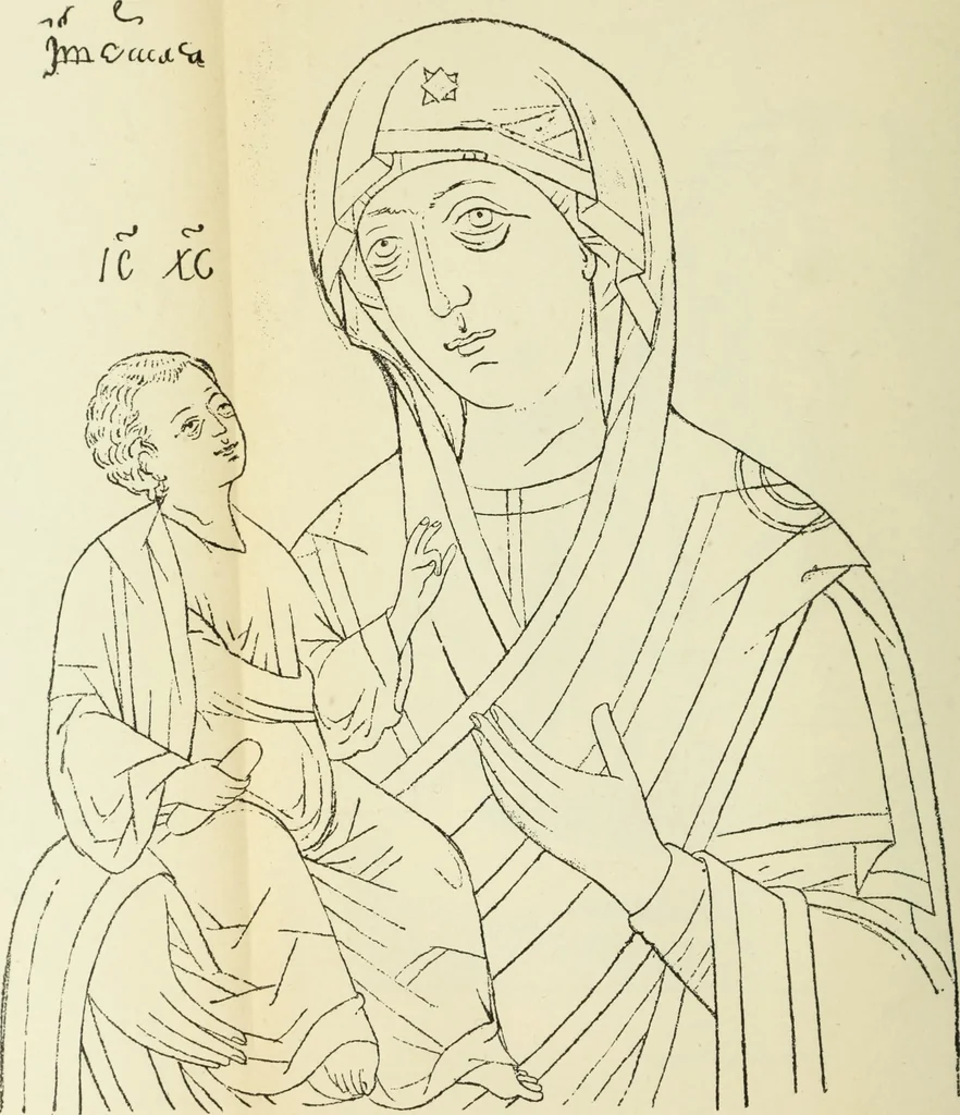 An illustration from Ocherki pamiatnikov khristiansko ikonografi i iskusstva, 1900, leaf 497
