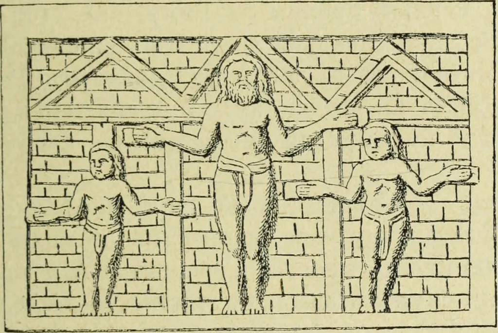 An illustration from Ocherki pamiatnikov khristiansko ikonografi i iskusstva, 1900, leaf 56