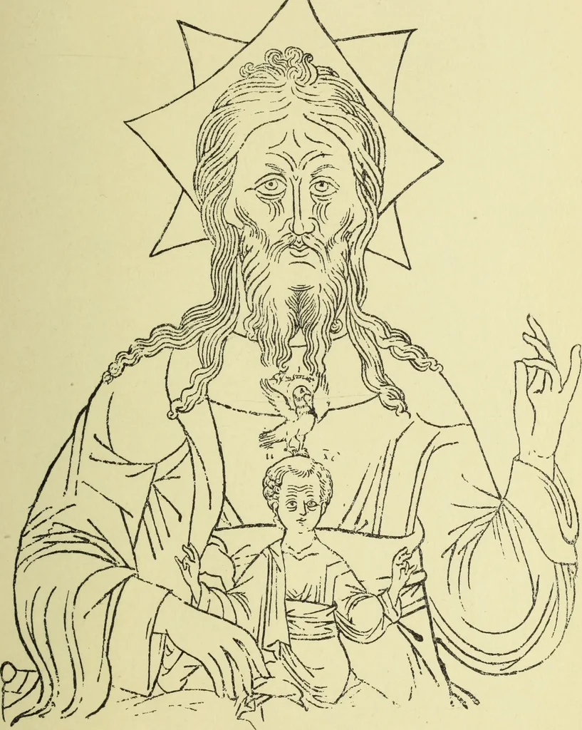 An illustration from Ocherki pamiatnikov khristiansko ikonografi i iskusstva, 1900, leaf 588