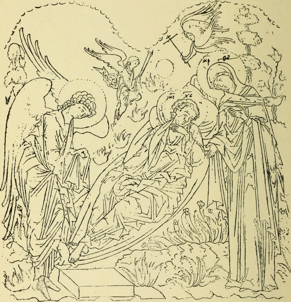 An illustration from Ocherki pamiatnikov khristiansko ikonografi i iskusstva, 1900, leaf 591
