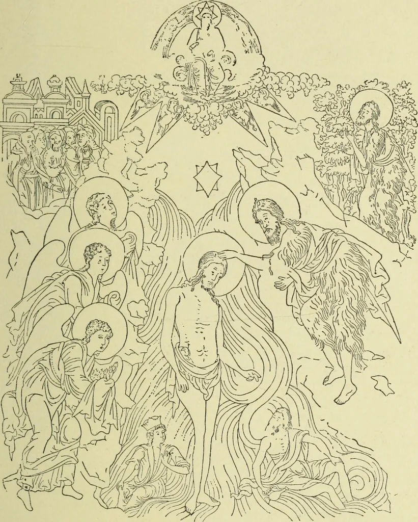 An illustration from Ocherki pamiatnikov khristiansko ikonografi i iskusstva, 1900, leaf 606