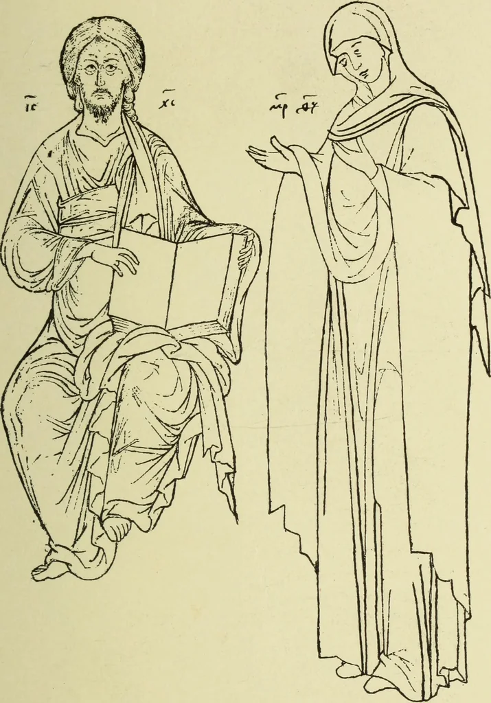 An illustration from Ocherki pamiatnikov khristiansko ikonografi i iskusstva, 1900, leaf 610