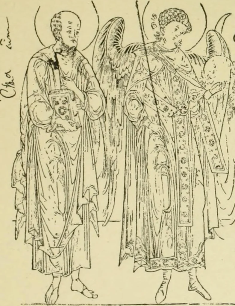 An illustration from Ocherki pamiatnikov khristiansko ikonografi i iskusstva, 1900, leaf 613