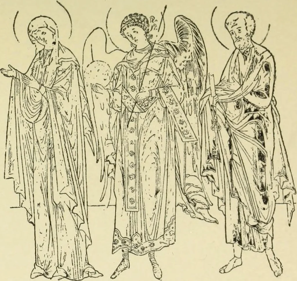 An illustration from Ocherki pamiatnikov khristiansko ikonografi i iskusstva, 1900, leaf 613