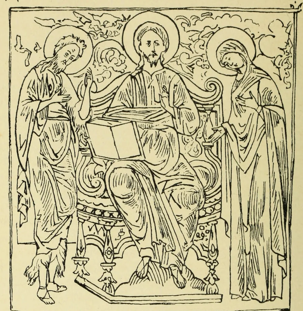 An illustration from Ocherki pamiatnikov khristiansko ikonografi i iskusstva, 1900, leaf 647