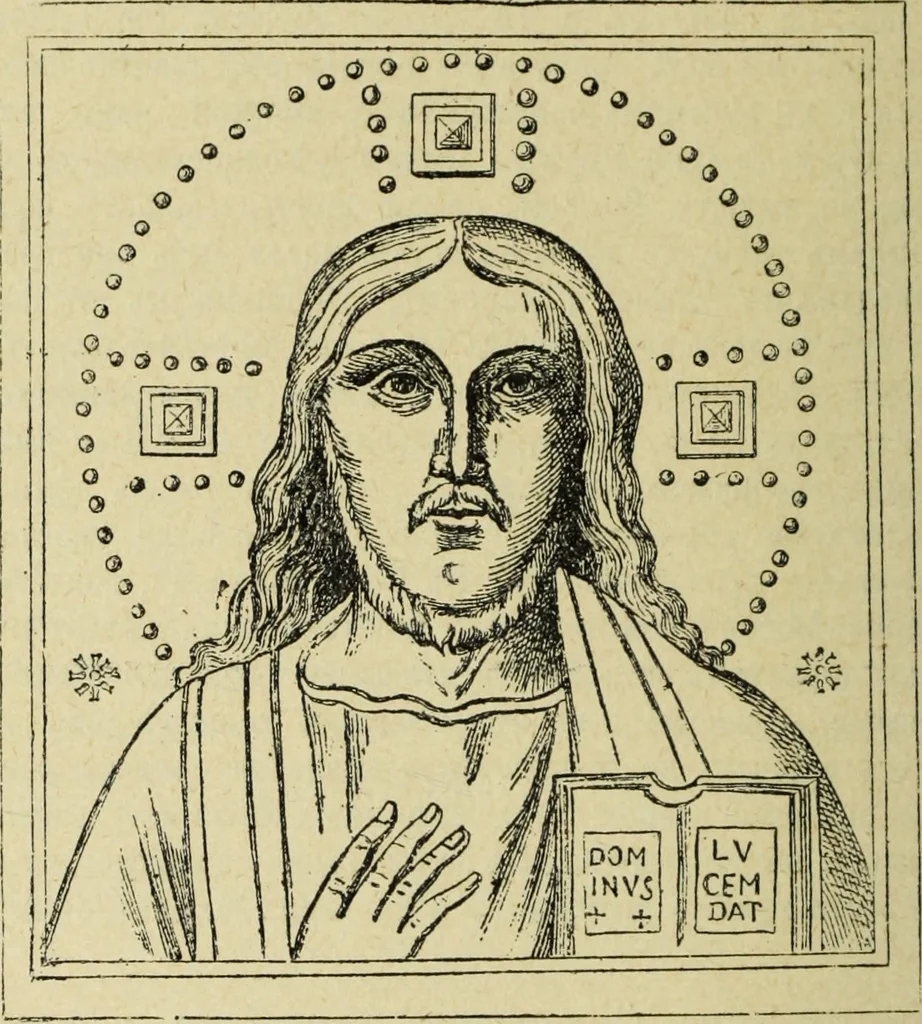 An illustration from Ocherki pamiatnikov khristiansko ikonografi i iskusstva, 1900, leaf 81