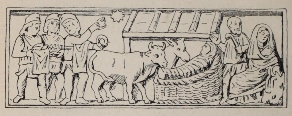 An illustration from Ocherki pami︠a︡tnikov khristīanskoĭ ikonografīi i iskusstva, 1900, leaf 106