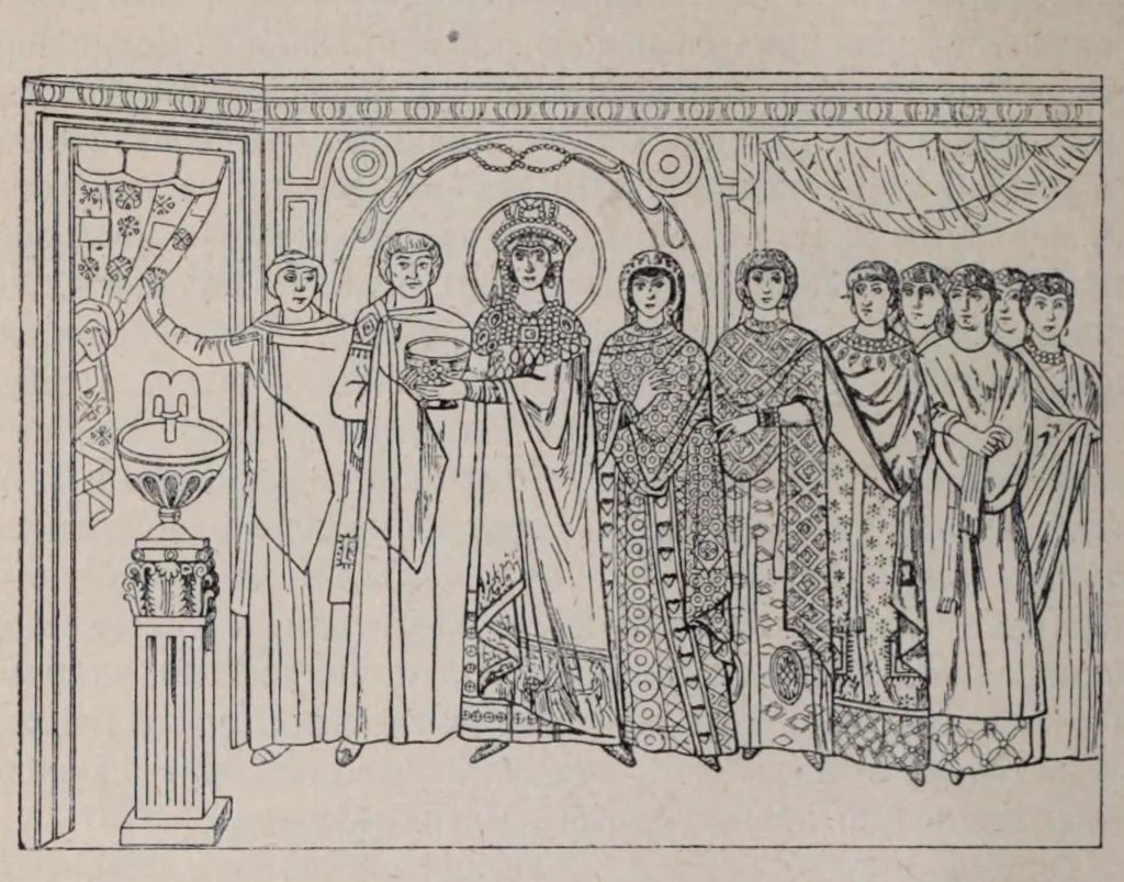 An illustration from Ocherki pami︠a︡tnikov khristīanskoĭ ikonografīi i iskusstva, 1900, leaf 168