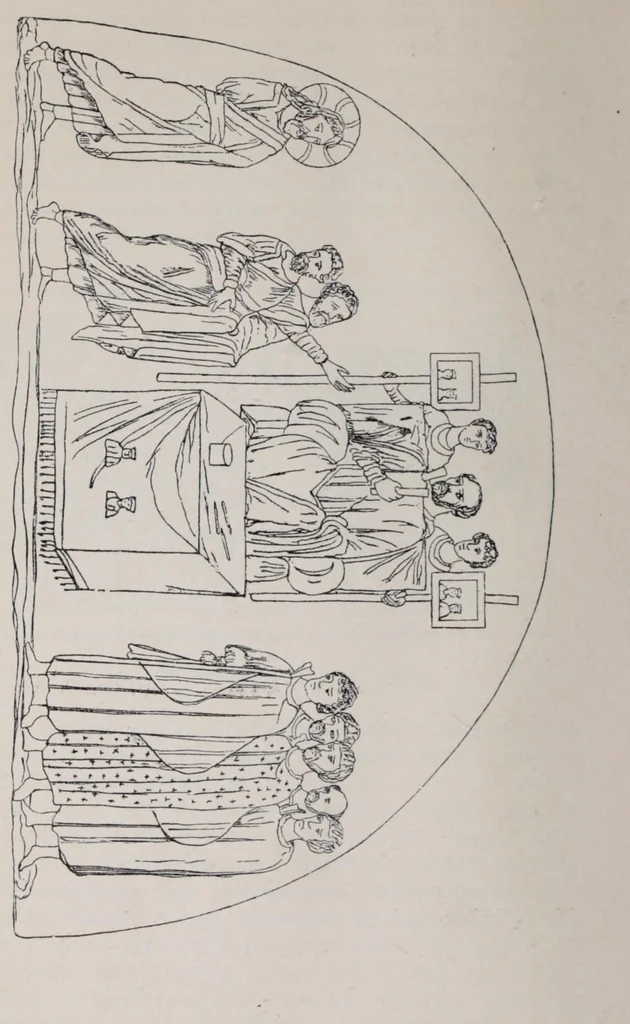 An illustration from Ocherki pami︠a︡tnikov khristīanskoĭ ikonografīi i iskusstva, 1900, leaf 214
