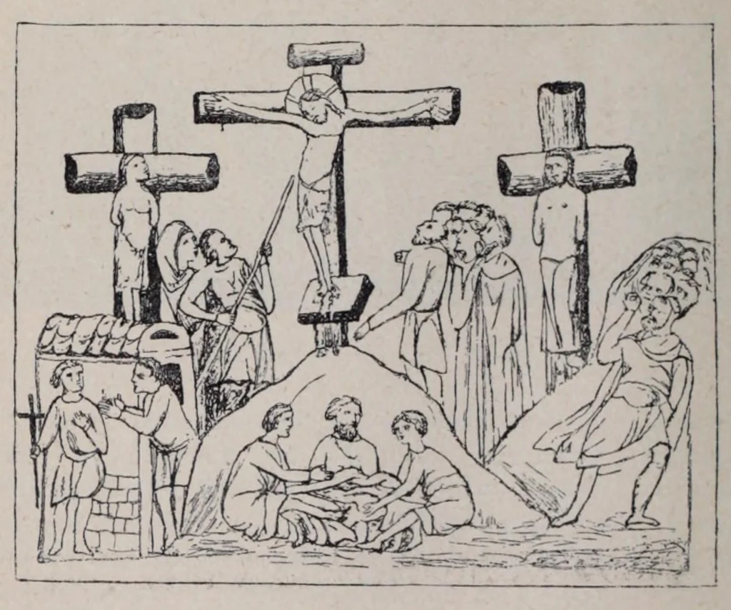 An illustration from Ocherki pami︠a︡tnikov khristīanskoĭ ikonografīi i iskusstva, 1900, leaf 236