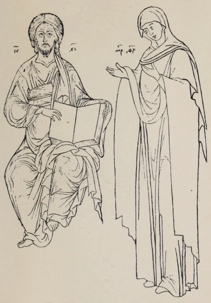 An illustration from Ocherki pami︠a︡tnikov khristīanskoĭ ikonografīi i iskusstva, 1900, leaf 613