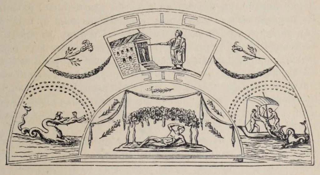 An illustration from Ocherki pami︠a︡tnikov khristīanskoĭ ikonografīi i iskusstva, 1900, leaf 67