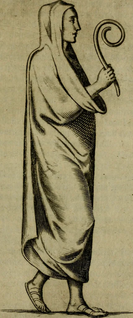 An illustration from Octauij Ferrarij Analecta de re vestiaria, siue, Exercitationes ad Alberti Rubenij Commentarium de re vestiaria, & lato clauo : accessit Dissertatio de veterum lucernis sepulchralibus, 1670, leaf 174