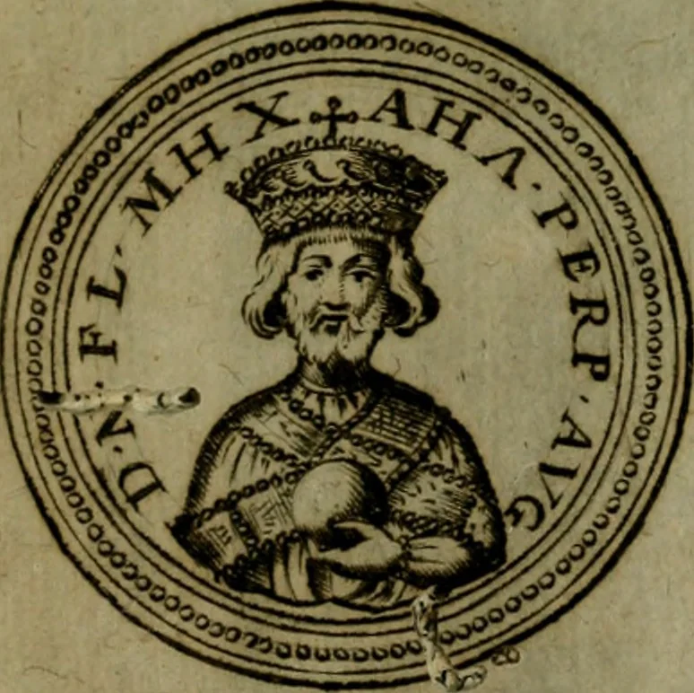 An illustration from Octauij Ferrarij Analecta de re vestiaria, siue, Exercitationes ad Alberti Rubenij Commentarium de re vestiaria, & lato clauo : accessit Dissertatio de veterum lucernis sepulchralibus, 1670, leaf 92