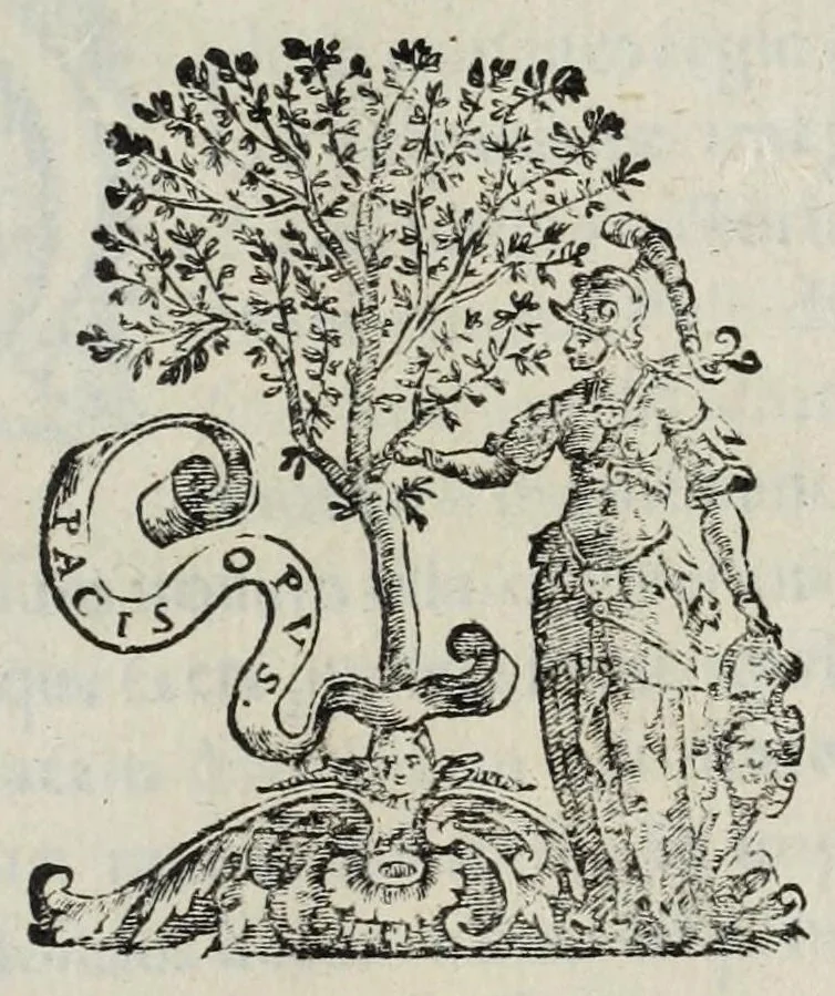 An illustration from Octavii Ferrari de re vestiaria, libri septem : quatuor postremi nunc primum prodeunt : reliqui emendatiores & auctiores .., 1654, leaf 299