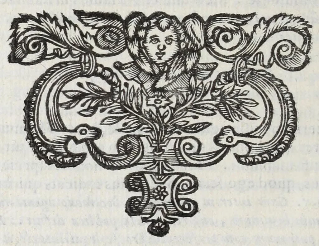 An illustration from Octavii Ferrari de re vestiaria, libri septem : quatuor postremi nunc primum prodeunt : reliqui emendatiores & auctiores .., 1654, leaf 374