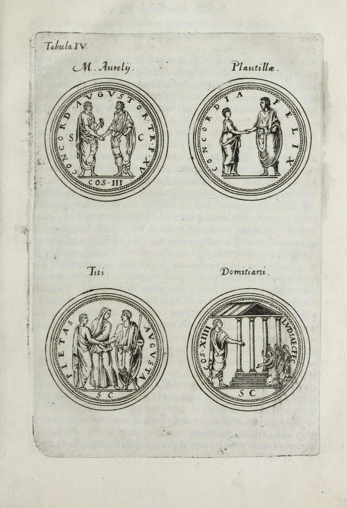 An illustration from Octavii Ferrari de re vestiaria, libri septem : quatuor postremi nunc primum prodeunt : reliqui emendatiores & auctiores .., 1654, leaf 39