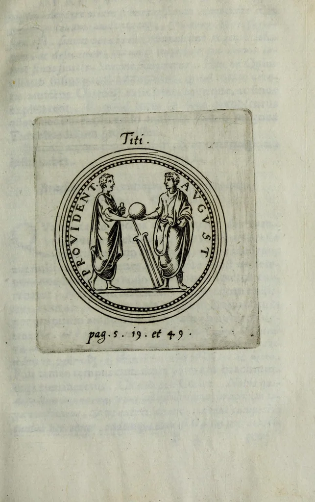 An illustration from Octavii Ferrarii De re vestiaria libri tres, 1642, leaf 49