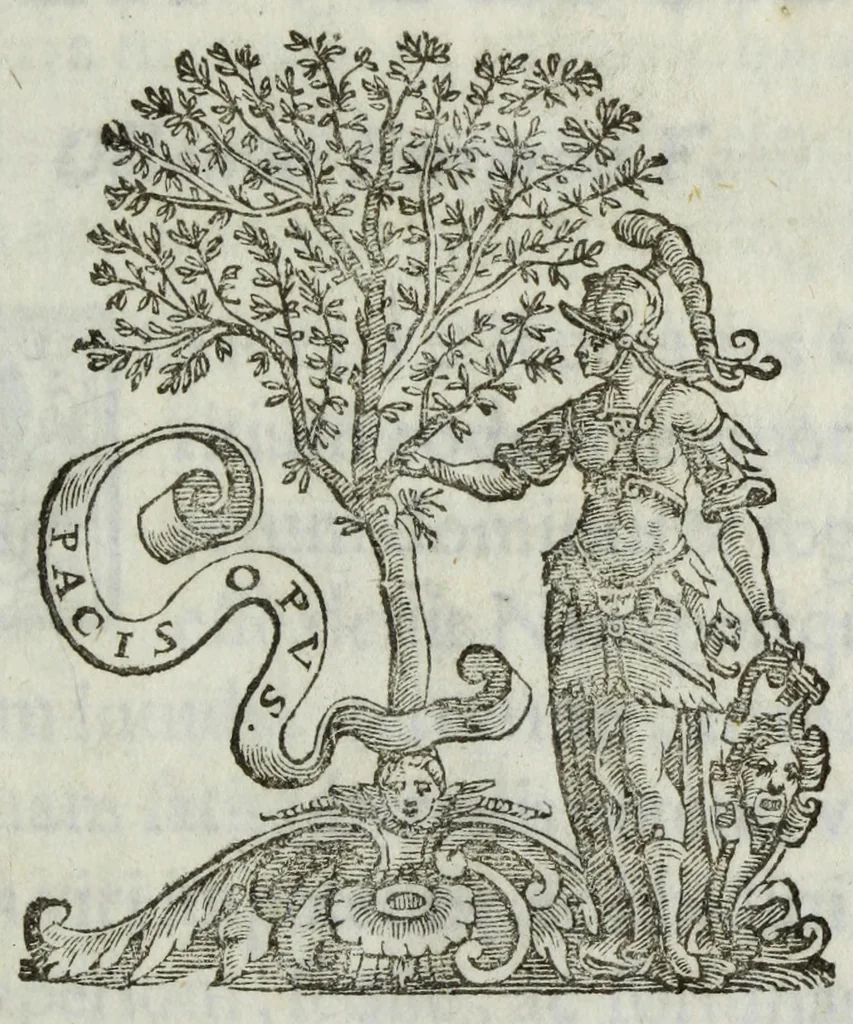 An illustration from Octavii Ferrarii De re vestiaria libri tres, 1642, leaf 7