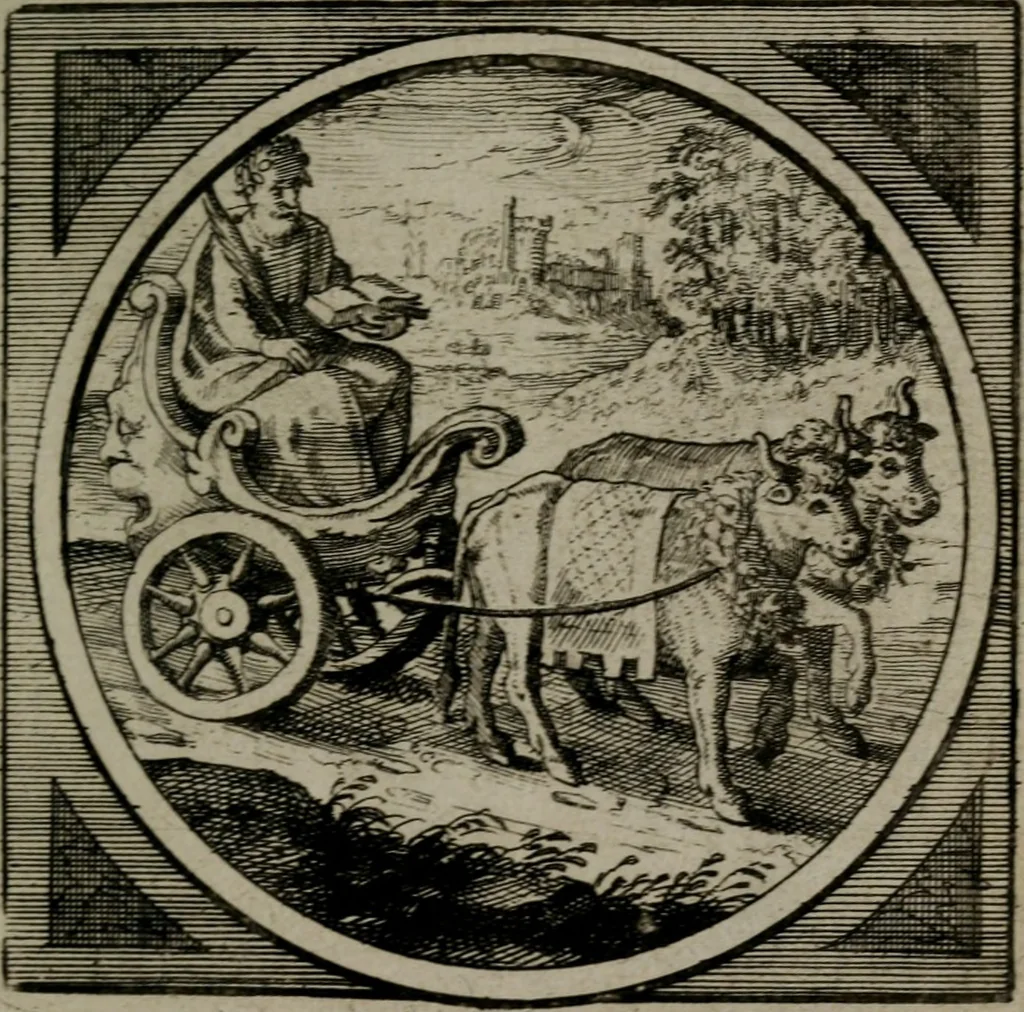 An illustration from Octoginta emblemata moralia nova : e sacris literis petita, formandis ad veram pietatem accommodata, & elegantibus picturis aeri incisis repraesentata, 1630, leaf 152