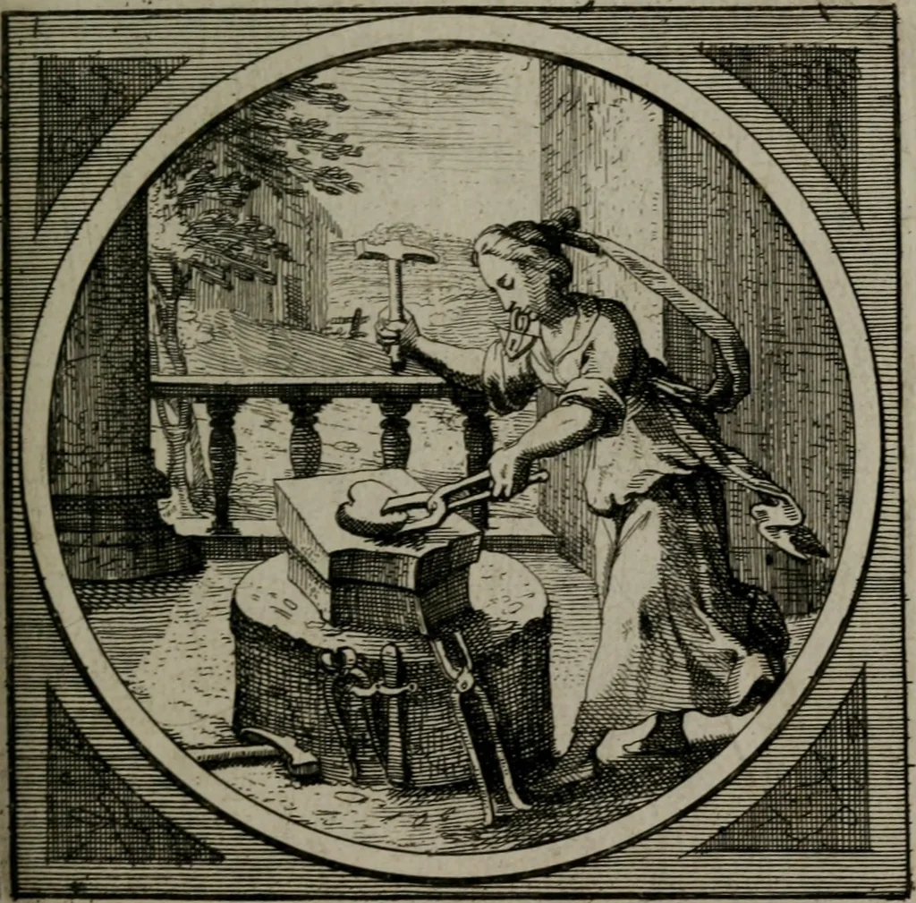 An illustration from Octoginta emblemata moralia nova : e sacris literis petita, formandis ad veram pietatem accommodata, & elegantibus picturis aeri incisis repraesentata, 1630, leaf 204