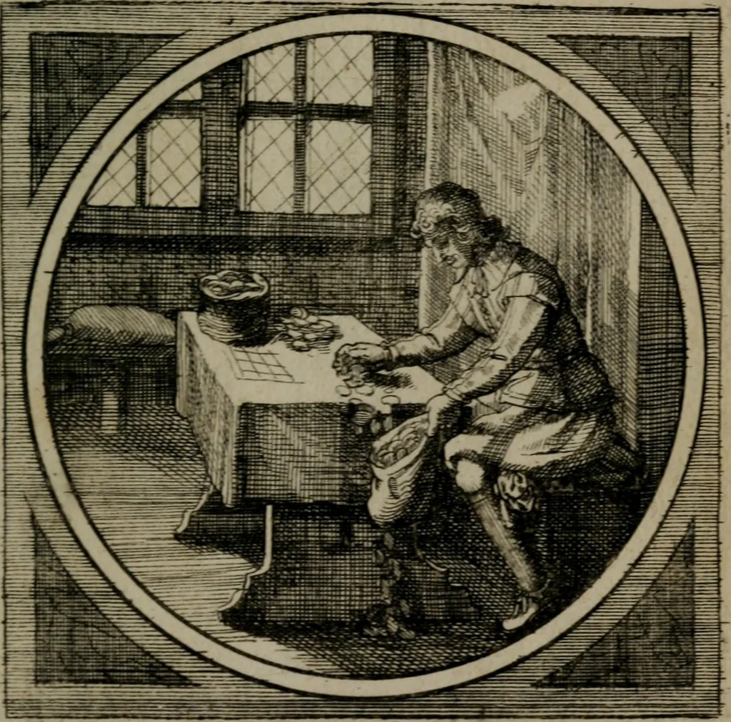 An illustration from Octoginta emblemata moralia nova : e sacris literis petita, formandis ad veram pietatem accommodata, & elegantibus picturis aeri incisis repraesentata, 1630, leaf 312