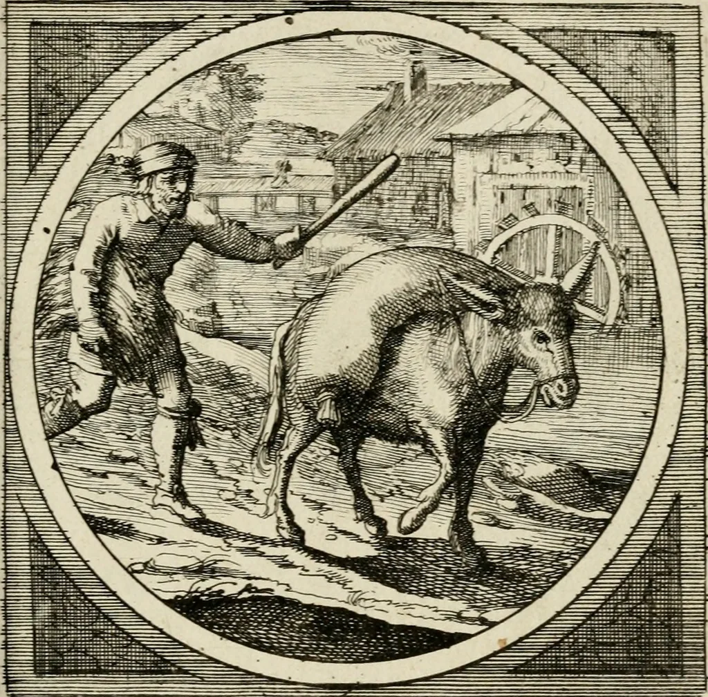 An illustration from Octoginta emblemata moralia nova, e sacris literis petita, formandis ad veram pietatem accommodata, & elegantibus picturis aeri incisis repraesentata, 1630, leaf 142
