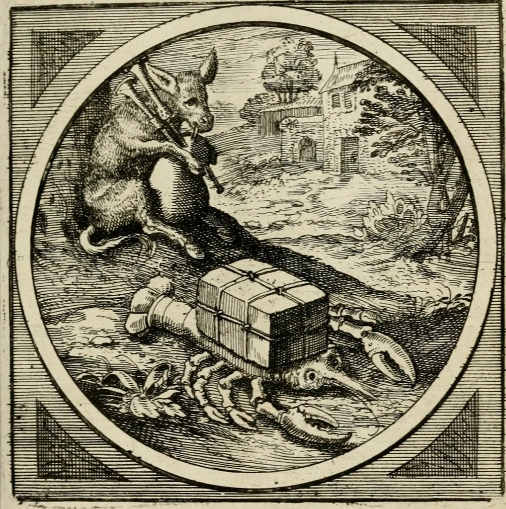 An illustration from Octoginta emblemata moralia nova, e sacris literis petita, formandis ad veram pietatem accommodata, & elegantibus picturis aeri incisis repraesentata, 1630, leaf 150