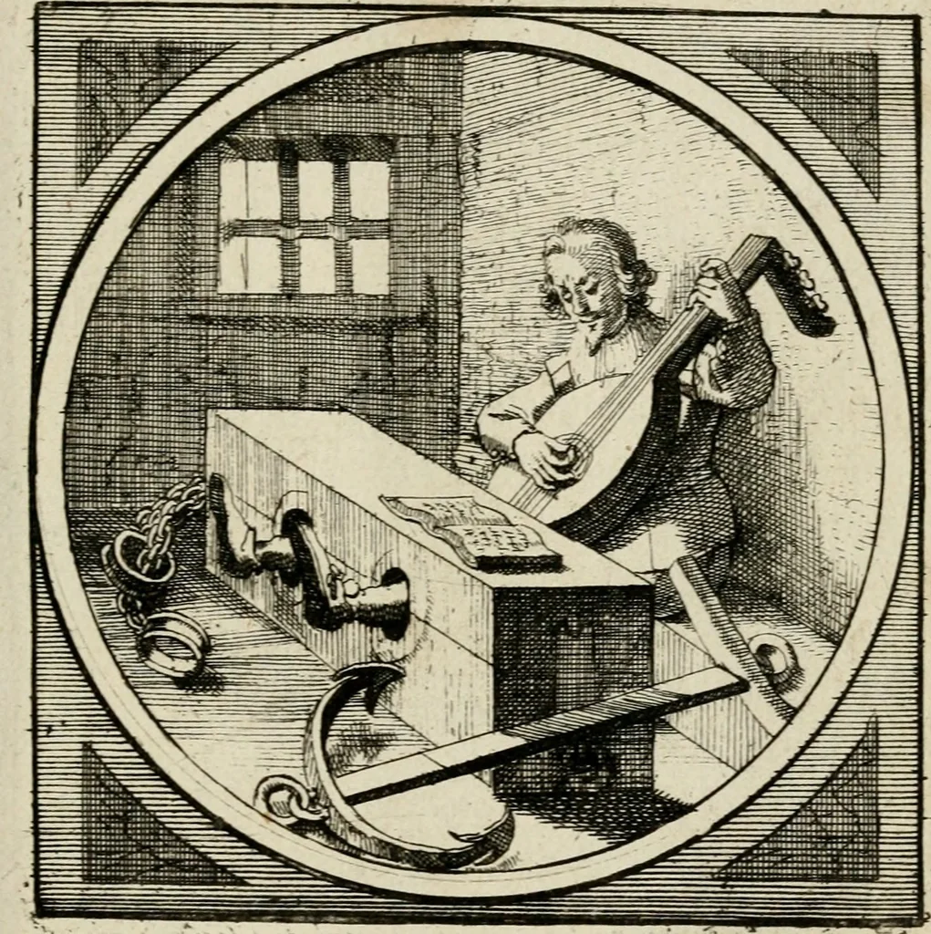 An illustration from Octoginta emblemata moralia nova, e sacris literis petita, formandis ad veram pietatem accommodata, & elegantibus picturis aeri incisis repraesentata, 1630, leaf 158