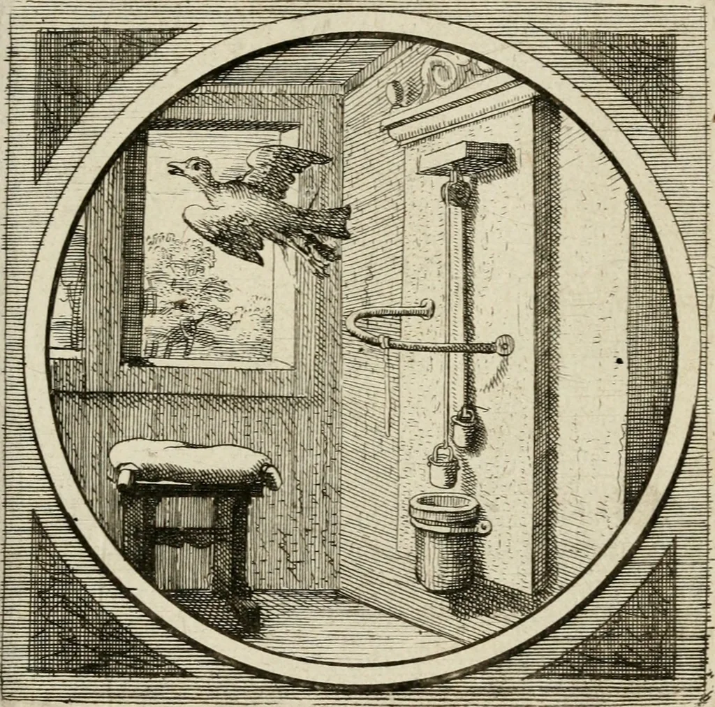An illustration from Octoginta emblemata moralia nova, e sacris literis petita, formandis ad veram pietatem accommodata, & elegantibus picturis aeri incisis repraesentata, 1630, leaf 178