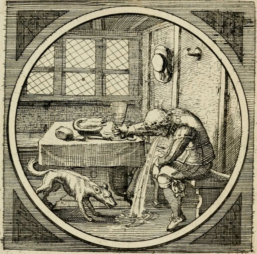 An illustration from Octoginta emblemata moralia nova, e sacris literis petita, formandis ad veram pietatem accommodata, & elegantibus picturis aeri incisis repraesentata, 1630, leaf 186