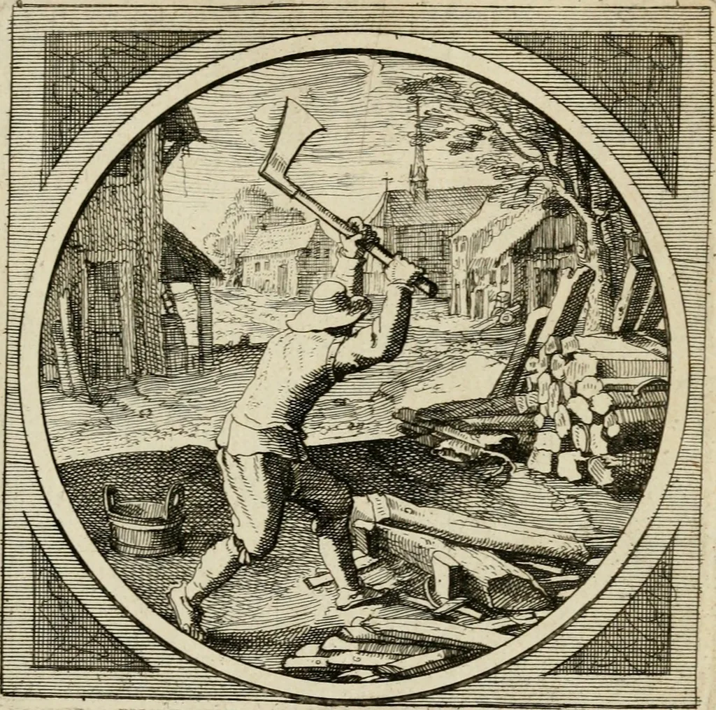 An illustration from Octoginta emblemata moralia nova, e sacris literis petita, formandis ad veram pietatem accommodata, & elegantibus picturis aeri incisis repraesentata, 1630, leaf 198