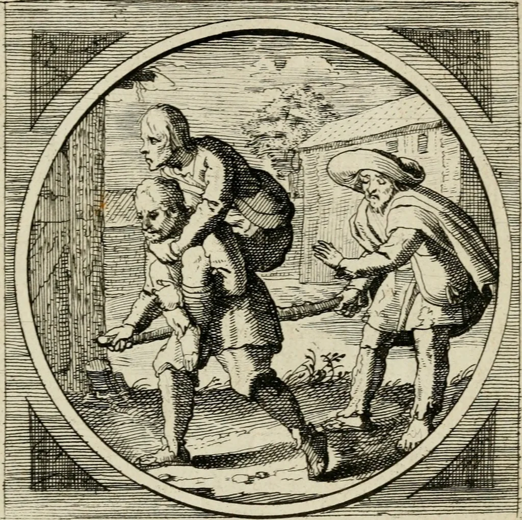 An illustration from Octoginta emblemata moralia nova, e sacris literis petita, formandis ad veram pietatem accommodata, & elegantibus picturis aeri incisis repraesentata, 1630, leaf 250