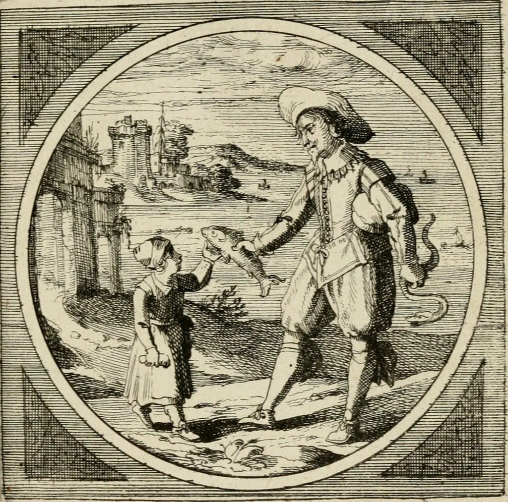 An illustration from Octoginta emblemata moralia nova, e sacris literis petita, formandis ad veram pietatem accommodata, & elegantibus picturis aeri incisis repraesentata, 1630, leaf 274