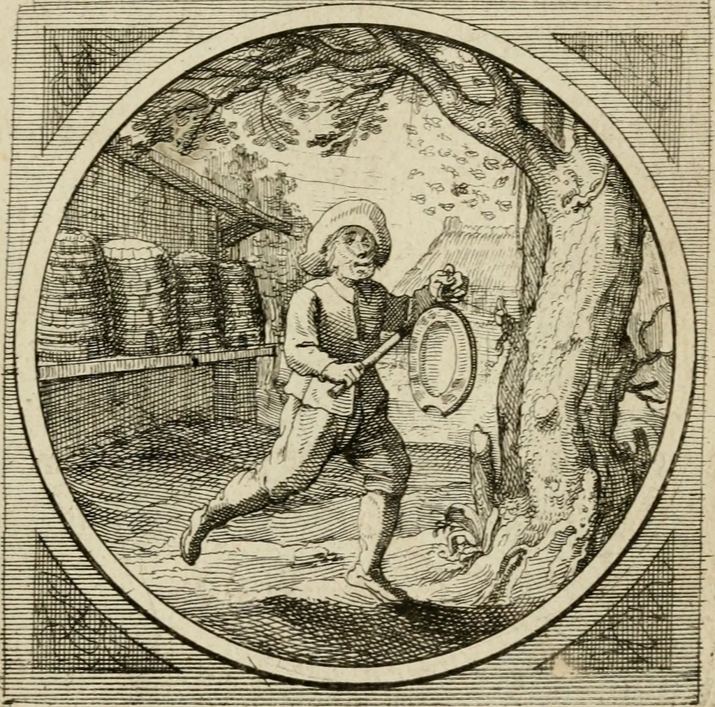 An illustration from Octoginta emblemata moralia nova, e sacris literis petita, formandis ad veram pietatem accommodata, & elegantibus picturis aeri incisis repraesentata, 1630, leaf 302