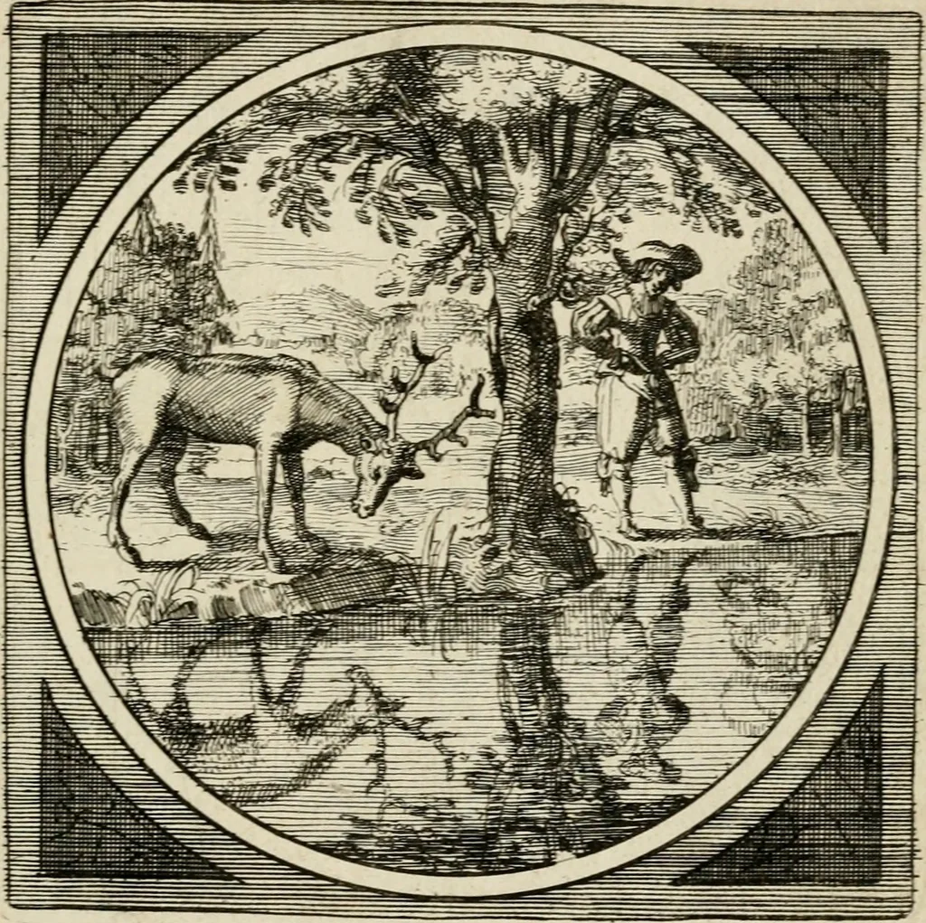 An illustration from Octoginta emblemata moralia nova, e sacris literis petita, formandis ad veram pietatem accommodata, & elegantibus picturis aeri incisis repraesentata, 1630, leaf 318