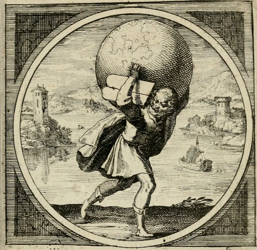 An illustration from Octoginta emblemata moralia nova, e sacris literis petita, formandis ad veram pietatem accommodata, & elegantibus picturis aeri incisis repraesentata, 1630, leaf 50