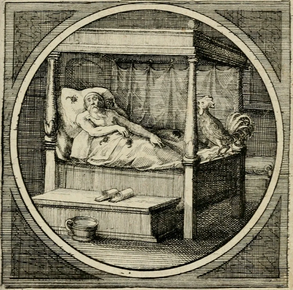 An illustration from Octoginta emblemata moralia nova, e sacris literis petita, formandis ad veram pietatem accommodata, & elegantibus picturis aeri incisis repraesentata, 1630, leaf 82