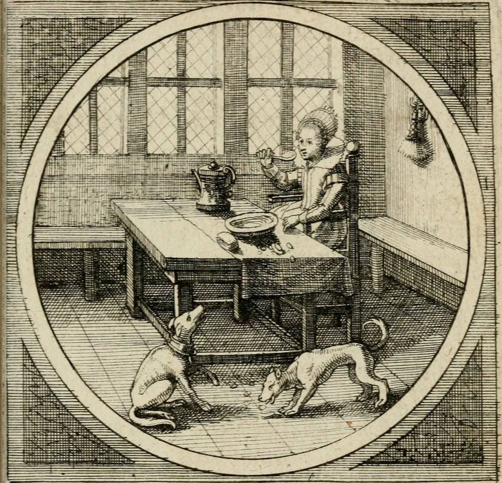 An illustration from Octoginta emblemata moralia nova, e sacris literis petita, formandis ad veram pietatem accommodata, & elegantibus picturis aeri incisis repraesentata, 1630, leaf 98
