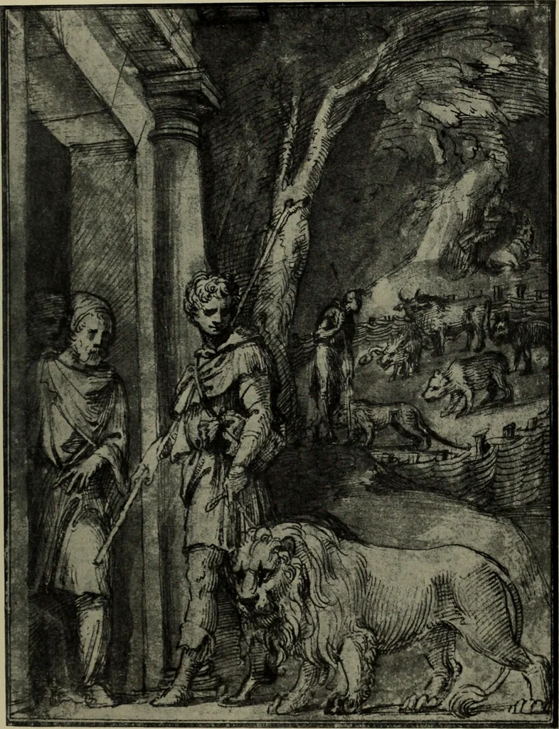 An illustration from Starye gody, 1907, leaf 106