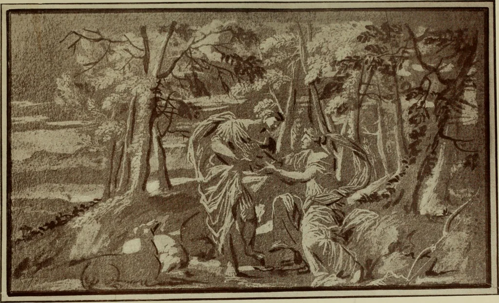 An illustration from Starye gody, 1907, leaf 128