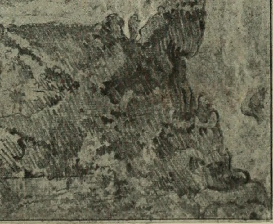 An illustration from Starye gody, 1907, leaf 136