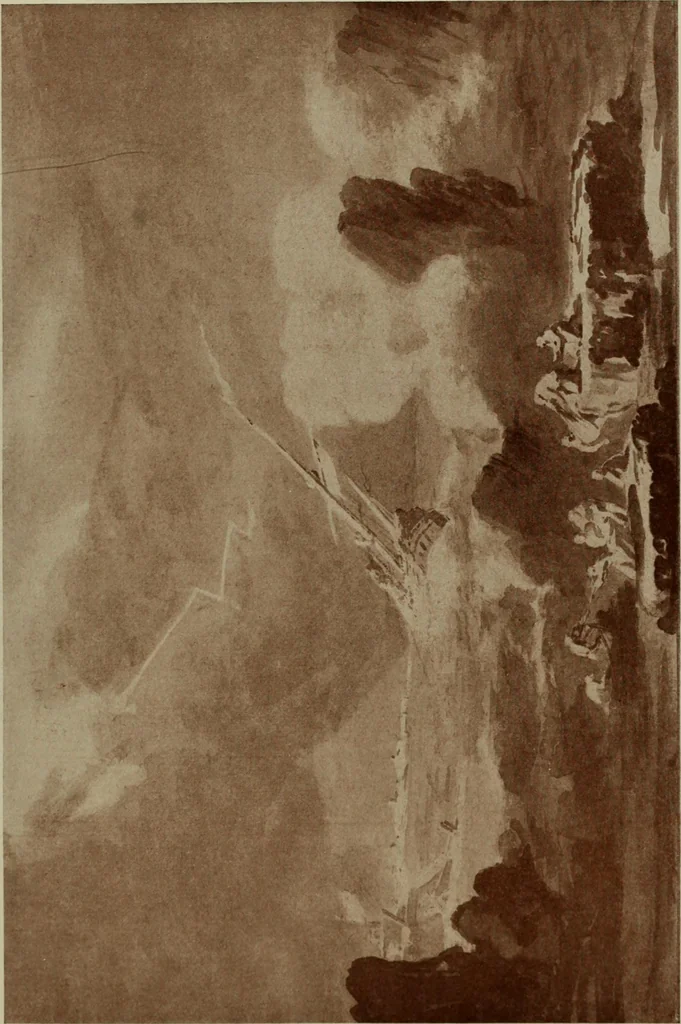 An illustration from Starye gody, 1907, leaf 142