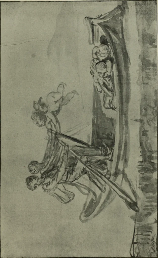 An illustration from Starye gody, 1907, leaf 146