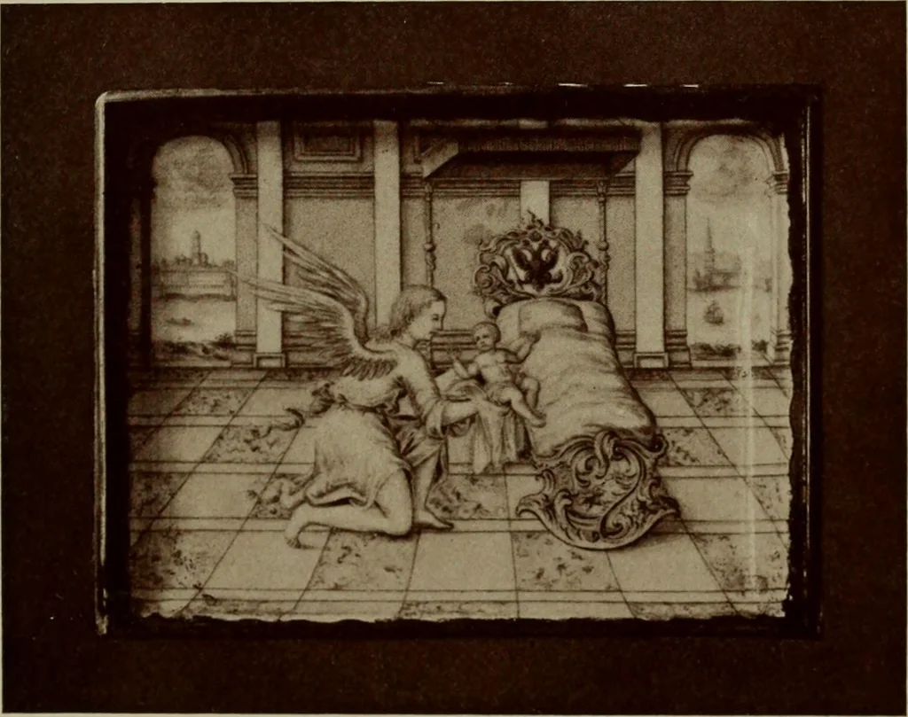 An illustration from Starye gody, 1907, leaf 254